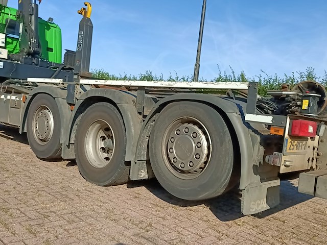 Vrachtwagen, scania, 8x2, g410 met laadkraan hiab xs 288 hipro en haakarm, 2015 - afbeelding 32 van  56