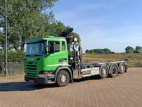 Vrachtwagen, scania, 8x2, g410 met laadkraan hiab xs 288 hipro en haakarm, 2015 - afbeelding 40 van  56