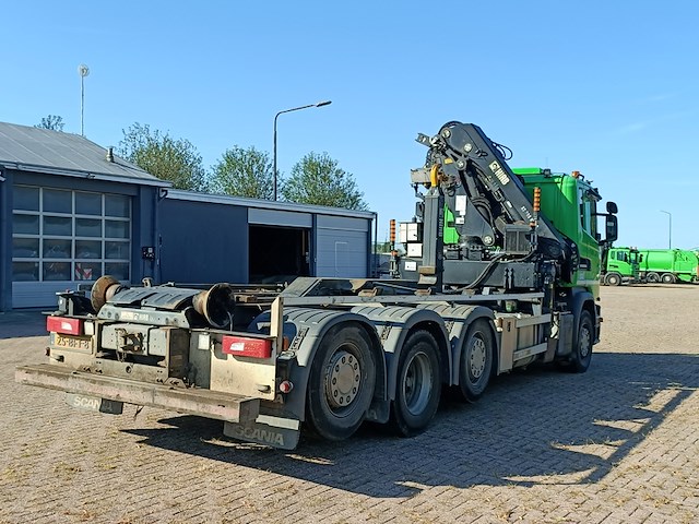 Vrachtwagen, scania, 8x2, g410 met laadkraan hiab xs 288 hipro en haakarm, 2015 - afbeelding 43 van  56