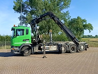 Vrachtwagen, scania, 8x2, g410 met laadkraan hiab xs 288 hipro en haakarm, 2015 - afbeelding 34 van  56