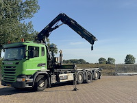 Vrachtwagen, scania, 8x2, g410 met laadkraan hiab xs 288 hipro en haakarm, 2015 - afbeelding 47 van  56