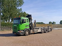 Vrachtwagen, scania, 8x2, g440 met laadkraan hiab xs 288 hipro en haakarm, 2013 - afbeelding 1 van  46
