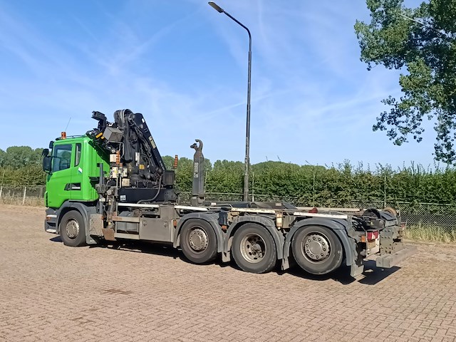 Vrachtwagen, scania, 8x2, g440 met laadkraan hiab xs 288 hipro en haakarm, 2013 - afbeelding 23 van  46