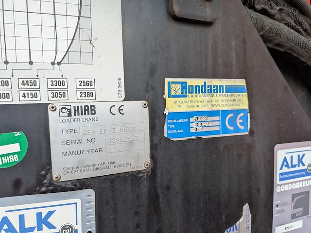 Vrachtwagen, scania, p 360 b 8x2*6, 2011, met autolaadkraan, hiab 288 ep-3 hipro - afbeelding 41 van  47