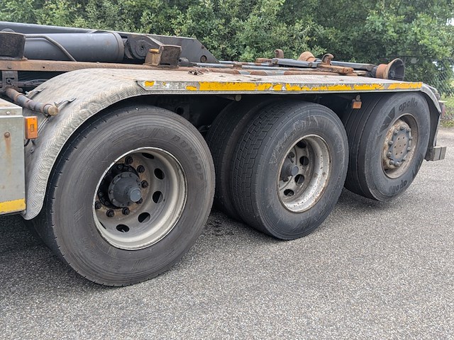 Vrachtwagen, scania, p 380 b 8x4*4, 2008, met autolaadkraan, hiab en haakarmsysteem, multilift - afbeelding 10 van  41