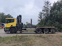 Vrachtwagen, scania, p 380 b 8x4*4, 2008, met autolaadkraan, hiab en haakarmsysteem, multilift - afbeelding 12 van  41