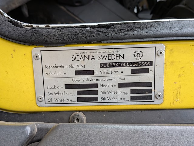 Vrachtwagen, scania, p 380 b 8x4*4, 2008, met autolaadkraan, hiab en haakarmsysteem, multilift - afbeelding 36 van  41