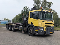 Vrachtwagen, scania, p 380 b 8x4*4, 2008, met autolaadkraan, hiab en haakarmsysteem, multilift - afbeelding 39 van  41