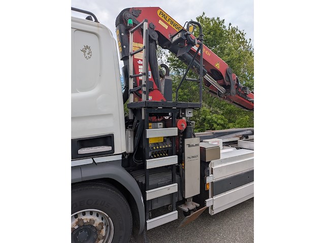 Vrachtwagen, scania, p340, 2014, met autolaadkraan, palfinger pk 26002 eh en containersysteem, vdl s-21-5900 - afbeelding 5 van  57