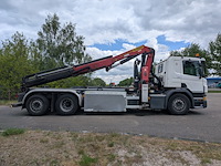 Vrachtwagen, scania, p340, 2014, met autolaadkraan, palfinger pk 26002 eh en containersysteem, vdl s-21-5900 - afbeelding 54 van  57