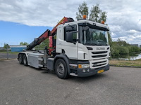 Vrachtwagen, scania, p340, 2014, met autolaadkraan, palfinger pk 26002 eh en containersysteem, vdl s-21-5900 - afbeelding 55 van  57