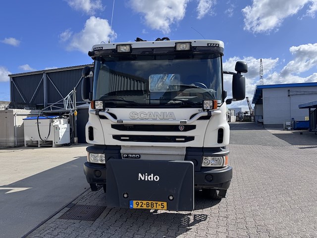 Vrachtwagen, scania, p360 4x4 met palfinger m1202 kraan en 3-zijdig kipsysteem, 2013 - afbeelding 2 van  47