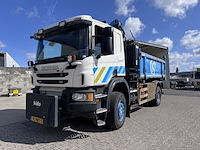 Vrachtwagen, scania, p360 4x4 met palfinger m1202 kraan en 3-zijdig kipsysteem, 2013 - afbeelding 3 van  47
