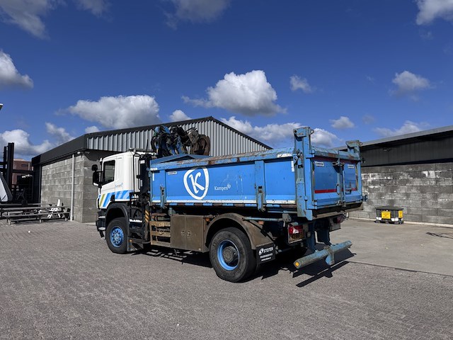 Vrachtwagen, scania, p360 4x4 met palfinger m1202 kraan en 3-zijdig kipsysteem, 2013 - afbeelding 34 van  47
