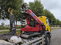 Vrachtwagen, scania, p450, 2017, met autolaadkraan, hmf 2120 en haakarmsysteem, hyva - afbeelding 11 van  39