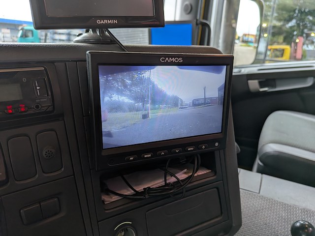 Vrachtwagen, scania, p450, 2017, met autolaadkraan, hmf 2120 en haakarmsysteem, hyva - afbeelding 24 van  39