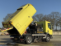 Vrachtwagen, volvo, fll 42, 2009, met veegopbouw, johnston