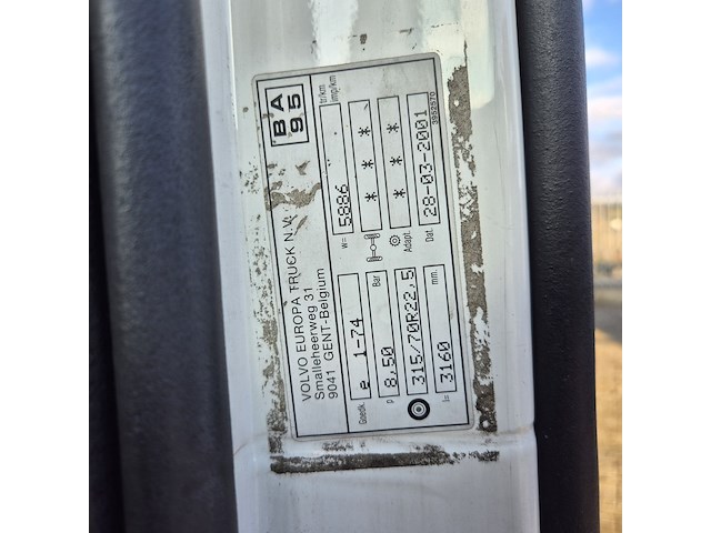 Vrachtwagen, volvo, fm 12, 2001 - afbeelding 14 van  28