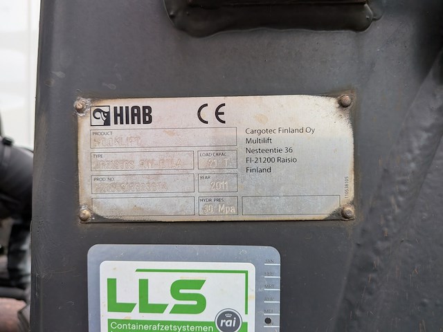 Vrachtwagen, volvo, fm 330 eev 6x2, 2011, met haakarmsysteem, hiab xr21s56s rw-dtla - afbeelding 54 van  58