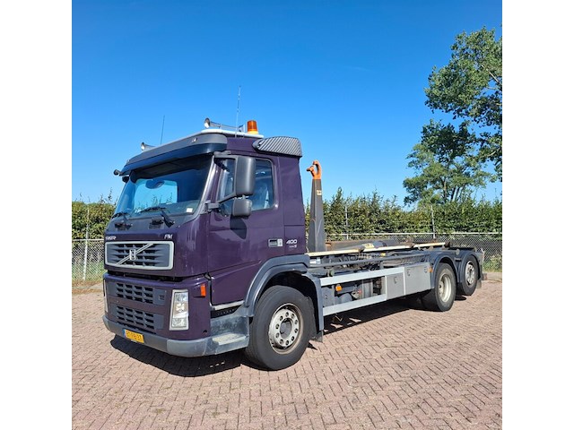 Vrachtwagen, volvo, fm400 6x2r fal9.0 radt-a8 high, 2008, met ajk hydrolift nhs25-6180 haakarmsysteem - afbeelding 1 van  60