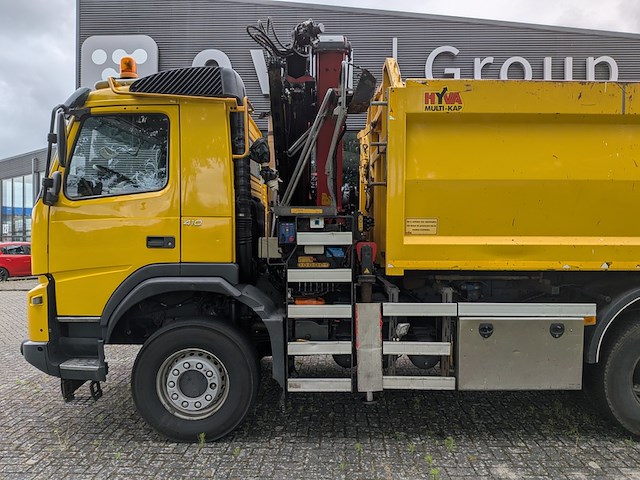 Vrachtwagen, volvo, fmx 410 6x6, 2012, met autolaadkraan, hmf 1420-k2 - afbeelding 5 van  47