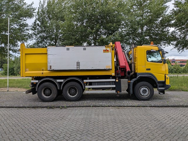 Vrachtwagen, volvo, fmx 410 6x6, 2012, met autolaadkraan, hmf 1420-k2 - afbeelding 12 van  47