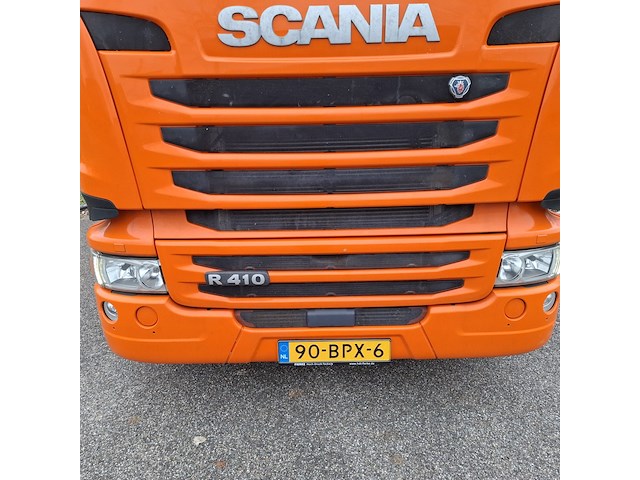Vrachtwagen voorzien van hogedruk waterstraalmachine, scania, r410, oranje, 2016 - afbeelding 2 van  65