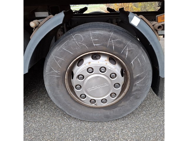 Vrachtwagen voorzien van hogedruk waterstraalmachine, scania, r410, oranje, 2016 - afbeelding 33 van  65