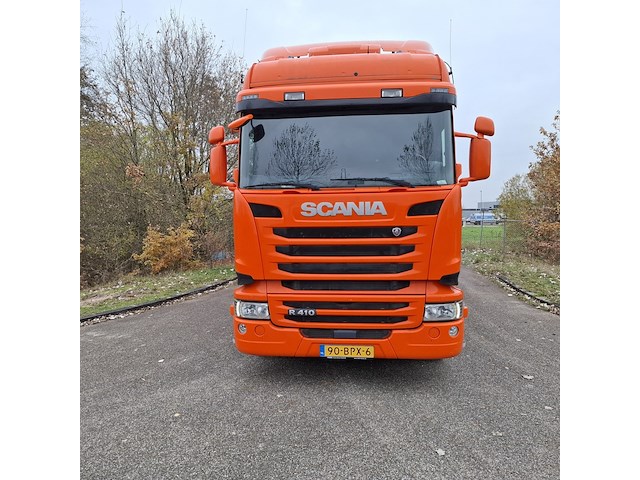 Vrachtwagen voorzien van hogedruk waterstraalmachine, scania, r410, oranje, 2016 - afbeelding 23 van  65