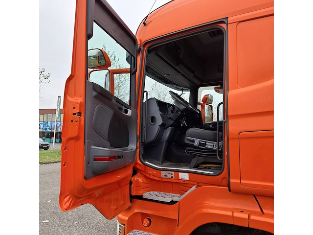 Vrachtwagen voorzien van hogedruk waterstraalmachine, scania, r410, oranje, 2016 - afbeelding 44 van  65