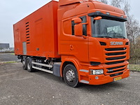 Vrachtwagen voorzien van hogedruk waterstraalmachine, scania, r410, oranje, 2016 - afbeelding 34 van  65