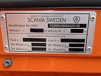 Vrachtwagen voorzien van hogedruk waterstraalmachine, scania, r410, oranje, 2016 - afbeelding 46 van  65