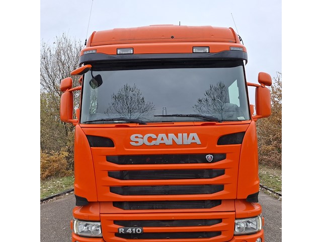 Vrachtwagen voorzien van hogedruk waterstraalmachine, scania, r410, oranje, 2016 - afbeelding 65 van  65