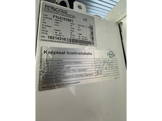 Vriescel, rivacold, ftl012z001, stekkerklaar - afbeelding 5 van  10