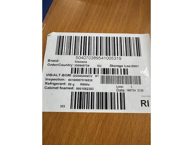 Vrieskast siemens, gs54nawcv, wit - afbeelding 4 van  12