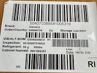 Vrieskast siemens, gs54nawcv, wit - afbeelding 4 van  12