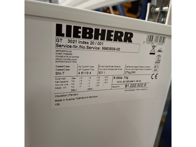 Vrieskist a++, liebherr comfort, gt3021 - afbeelding 6 van  8
