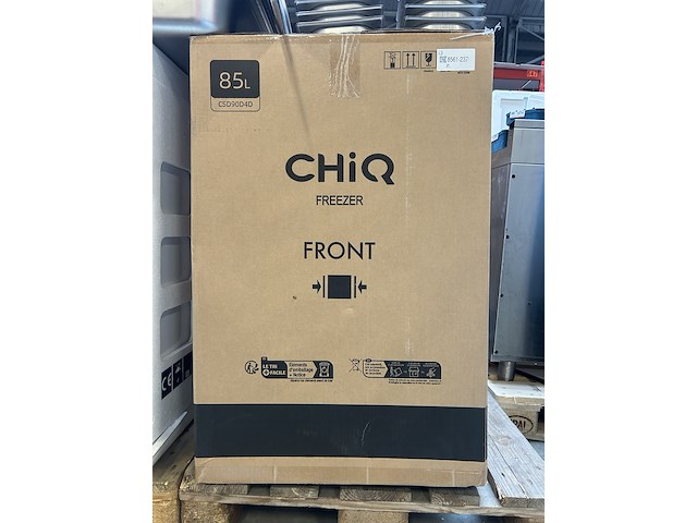 Vriezer 85 liter chiq, csd90d4d - afbeelding 1 van  2
