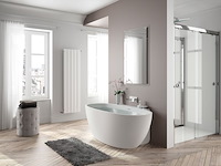 Vrijstaand bad 165x80x58 cm, allibert, asara, mat wit - afbeelding 1 van  4
