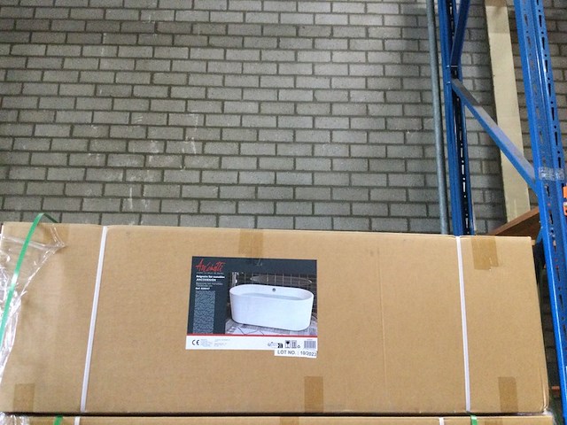 Vrijstaand bad 178x80x56, allibert, anconetti, wit - afbeelding 2 van  5