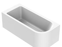 Vrijstaand bad links 170 x 75 cm allibert, serana gauche, wit - afbeelding 1 van  3