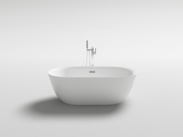 Vrijstaand bad vonato, lamone, wit - afbeelding 2 van  4