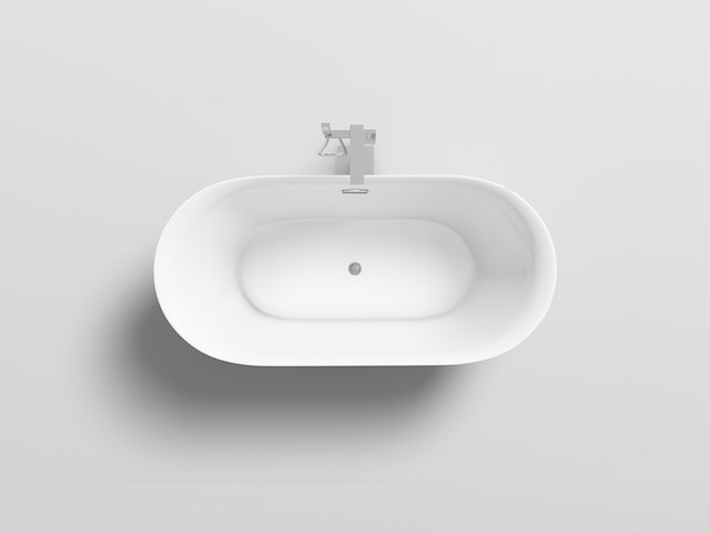 Vrijstaand bad vonato, lamone, wit - afbeelding 3 van  4