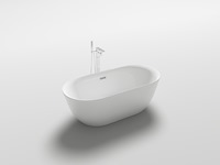 Vrijstaand bad vonato, lamone, wit - afbeelding 4 van  4