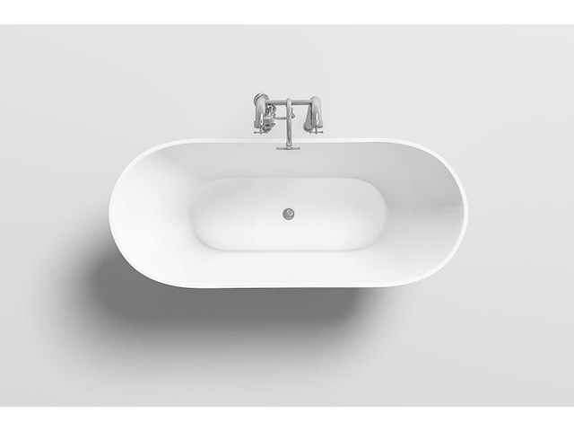 Vrijstaand bad vonato, lugano , wit - afbeelding 3 van  4