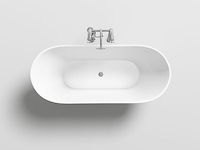 Vrijstaand bad vonato, lugano , wit - afbeelding 3 van  4