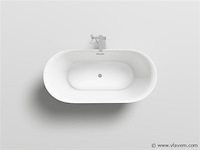 Vrijstaand bad wit - 170x80x60cm - incl. drain & sifon - afbeelding 3 van  4