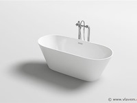 Vrijstaand bad wit - 170x80x60cm - incl. pop up drain & sifon - afbeelding 1 van  4