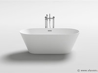 Vrijstaand bad wit - 170x80x60cm - incl. pop up drain & sifon - afbeelding 2 van  4