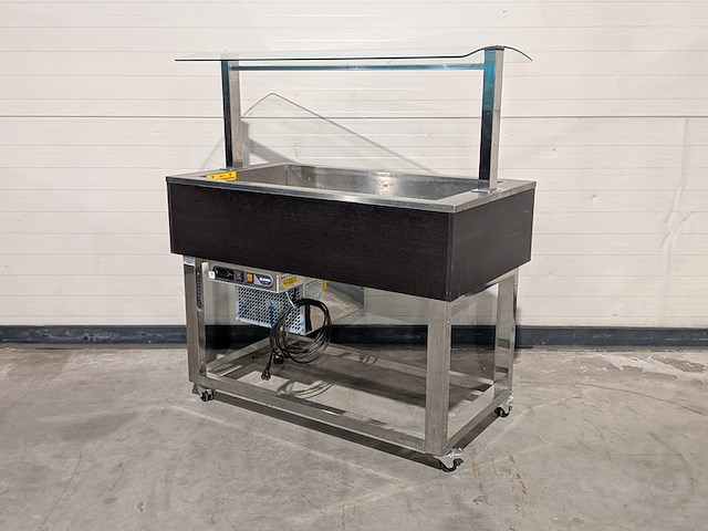 Vrijstaand gastrobuffet, afinox, essence 3 vasca ref.stat wenge, 2018 - afbeelding 1 van  8